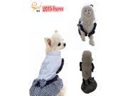 2015 new pet supplies dog summer clothes white plaid with rhinestones and bow princess dogs dress coat clothing for small and big dogs size xs xxl