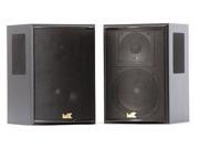 M K Sound SUR 55T THX Select Certified Tripole Surround Speakers Pair Black