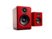 AUDIOENGINE A2 Limited Edition Powered Desktop Computer Speakers Pair Red