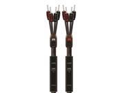 AudioQuest 5ft Pair Castle Rock SBW Speaker Cable with Silver Banana Plugs