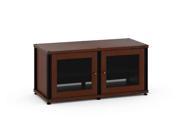 Salamander Synergy Model 221 AV Cabinet Dark Walnut with Black Posts