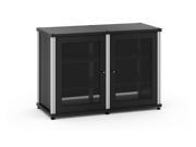 Salamander Synergy Model 323 AV Cabinet Black with Aluminum Posts