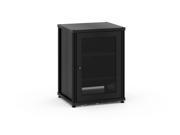 Salamander Synergy Model 303 AV Cabinet Black with Black Posts