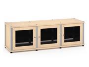 Salamander Synergy Model 237 AV Cabinet Natural Maple with Aluminum Posts