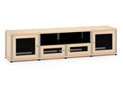 Salamander Synergy Model 245M A Quad Width Audio Video Cabinet Maple with Aluminum Posts
