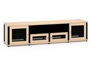Salamander Synergy Model 245M B Quad Width Audio Video Cabinet Maple with Black Posts