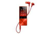 Sony Walkman NW A26HN 32GB Hi Res Digital Music Player Red
