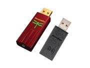 AudioQuest DragonFly RED USB Stick DAC with JitterBug USB Data and Power Noise Filter