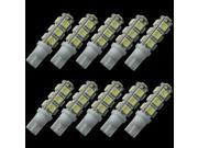 10pcs T10 13 SMD 5050 White Car Side Light Bulb 194 168 W5W LED Wedge Lamp Bulbs