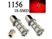 2pcs 1156 BA15S 18 SMD 5050 Tail Turn Signal 18 LED Car Light Bulb Lamp S25