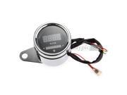 Motorcycle 2 in 1 Speedometer Tachometer Speed Fuel Gauge Digital LED Display