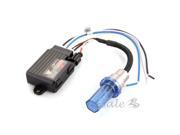 H6 35W 6000K Motorcycle Motorbike White Light HID Xenon Bulb Lamp Black