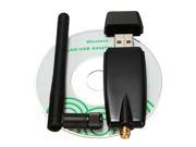 Wireless USB 2.0 1.1 wifi Adapter 300Mbps WiFi Network Card IEEE 802.11b.g.n for pc laptop Windows 2000 XP 32 64 bit Vista 32 64 bit Linux MAC OS x