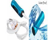 4GB Clip Waterproof IPX8 MP3 WMA Player Radio Swimming Diving Sports Stereo Sound with Earphone Waterproof Player Blue