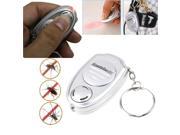 Fashion 5X Ultrasonic Anti Mosquito Repeller Pest Bug Repellent Insect chain Ring Keychain NEW Ultrasonic Mosquito Repeller High Quality
