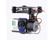 Light Weight DJI Phantom Brushless Gimbal Camera Frame 2*Motors Controller Gopro3 xiaoyi FPV Black