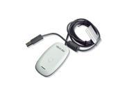 PC Wireless Controller Gaming USB Receiver Adapter For Microsoft XBOX 360 Black White