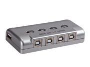 New 4 Port USB 2.0 Auto Sharing Switch Slector Box Hub Switcher