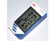 Digital Temperature Humidity Tester Thermometer Clock Hygrometer KT 908