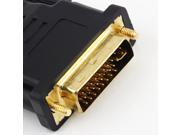 24 5pin DVI Male to HDMI Female adapter Gold Plated M F Converter For HDTV LCD