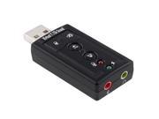 USB Sound Card With Virtual 7.1 Channel Surround Sound