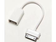 USB OTG Host Cable Adapter For Samsung Galaxy Tab 2 7 7.0 Plus 7.7 8.9 Note 10.1