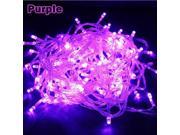 Hot Purple 10M 100LED Christmas Fairy Party String Light Waterproof 220V