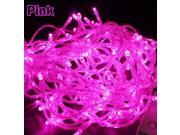 Hot Pink 20M 200LED Christmas Fairy Party String Light Waterproof 110V