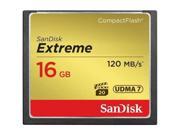 SanDisk Extreme 16GB CF 120MB s 800X UDMA 7 Compact Flash Memory Card Pack of 10
