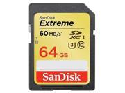 SanDisk 64GB 64G SDXC Extreme 60MB s UHS Class 3 U3 SD 400X Class 10 C10 Memory 4K Card
