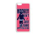 We Love Ice Hockey Sports Game iPhone 6 Plus 5.5 Screen Hard Plastic Phone Case