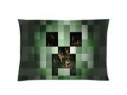 Decorative Minecraft Pillow Case Best Gift 20x30 inch 2 Sides Printed 50% cotton 50% polyester