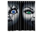 Custom Chucky Doll Waterproof Shower Curtain High Quality Bathroom Curtain With Hooks 66 W *72 H