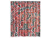 Eco friendly Waterproof Shower Curtain Keith Haring Painting Romantic Bathroom Polyester Fabric Shower Curtain 60 W *72 H