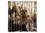 Fashion Design The Lord of the Rings Bathroom Waterproof Polyester Fabric Shower Curtain With Hooks 60 W *72 H