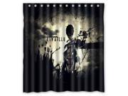 Fashion Design Attack on Titan Bathroom Waterproof Polyester Fabric Shower Curtain With Hooks 66 W *72 H