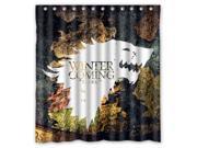 Waterproof Shower Curtain Game of Thrones Map High Quality Bathroom Curtain With Hooks 66 W *72 H