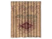 Harry Potter The Marauder s Map Waterproof Shower Curtain High Quality Bathroom Curtain With Hooks 60 W *72 H