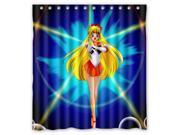 Waterproof Shower Curtain Sailor Moon High Quality Bathroom Curtain With Hooks 60 W *72 H