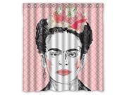 Waterproof Shower Curtain Frida Kahlo Painting High Quality Bathroom Curtain With Hooks 66 W *72 H