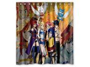 Waterproof Shower Curtain Fairy Tail High Quality Bathroom Curtain With Hooks 66 W *72 H