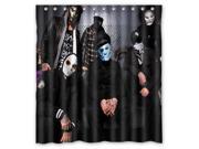 Home Decoration Bathroom Shower Curtain Hollywood Undead Waterproof Fabric Shower Curtain 66 W *72 H