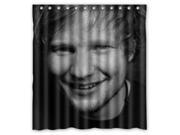 Personalized High Quality Ed Sheeran Waterproof Shower Curtain Bathroom Curtain With Hooks 66 W *72 H