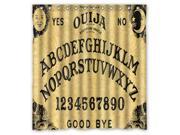 Custom Ouija Board Waterproof Shower Curtain High Quality Bathroom Curtain With Hooks 66 W *72 H