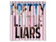 Home Decoration Bathroom Shower Curtain Pretty Little Liars Waterproof Fabric Shower Curtain 66 W *72 H