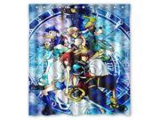 2016 Waterproof Bath Curtain Kingdom Hearts Home decor Bathroom Shower Curtain PEVA Fabric Shower Curtain 66 W *72 H