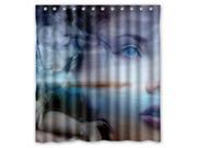 Waterproof Shower Curtain Scarlett Johansson High Quality Bathroom Curtain With Hooks 66 W *72 H