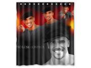 Fashion Design Shemar Moore Bathroom Waterproof Polyester Fabric Shower Curtain With Hooks 66 W *72 H