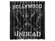 Eco friendly Waterproof Shower Curtain Hollywood Undead Bathroom Polyester Fabric Shower Curtain 66 W *72 H