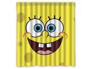 2016 Waterproof Bath Curtain SpongeBob SquarepantsHome decor Bathroom Shower Curtain PEVA Fabric Shower Curtain 60 W *72 H